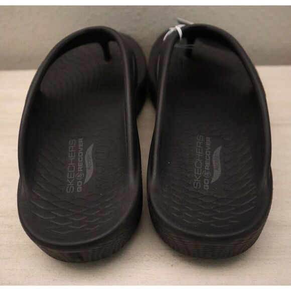 Skechers 141701 Women's Sz 9 Black Contend Go Recover Refresh Thong Sandals - Picture 7 of 8